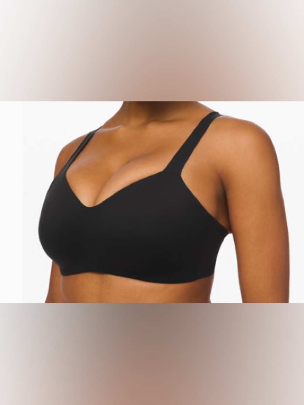 lululemon athletica Black Seamless hold true Bra 32b